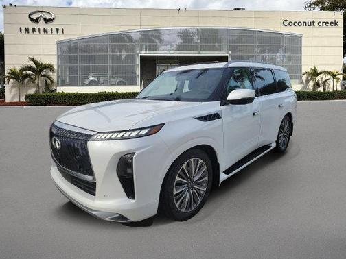 White 2027 INFINITI QX80 Luxe