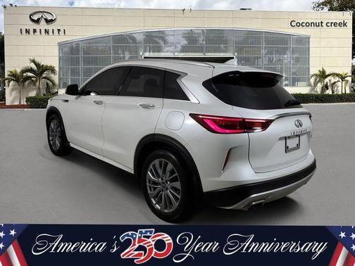 Radiant White 2023 INFINITI QX50 Luxe