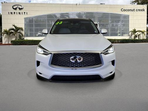 Radiant White 2023 INFINITI QX50 Luxe