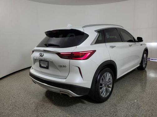 Radiant White 2023 INFINITI QX50 Luxe