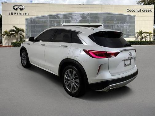 Radiant White 2023 INFINITI QX50 Luxe
