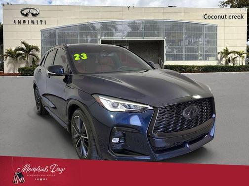 Hermosa Blue 2023 INFINITI QX50 SPORT