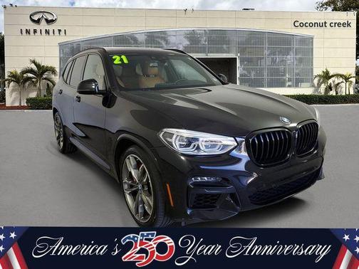 Black Sapphire Metallic 2021 BMW X3 M40i