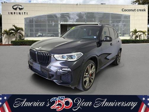 Black Sapphire Metallic 2021 BMW X5 M50i