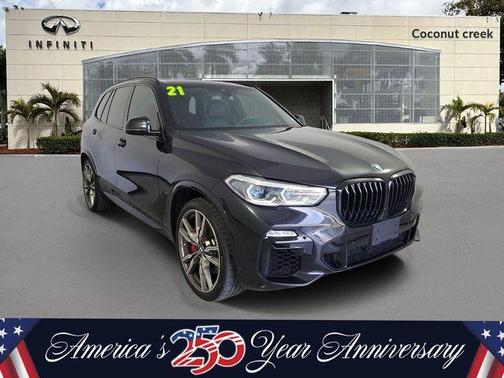 Black Sapphire Metallic 2021 BMW X5 M50i