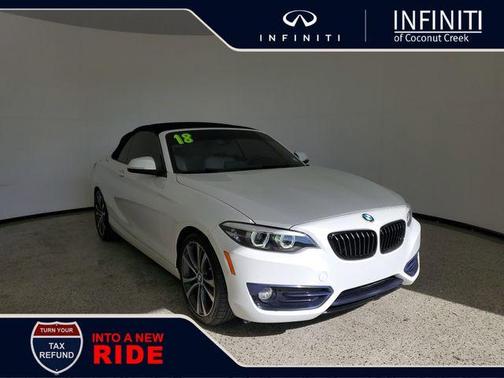 White Metallic 2018 BMW 230 i