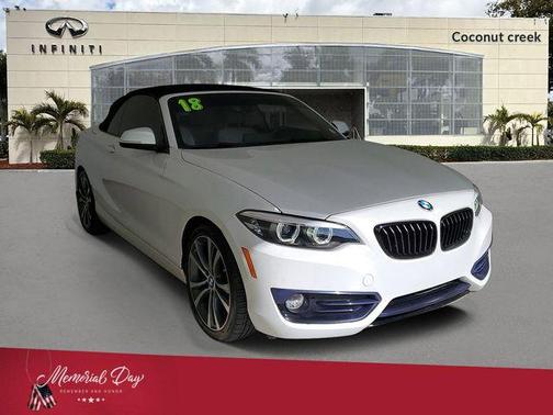 White Metallic 2018 BMW 230 i