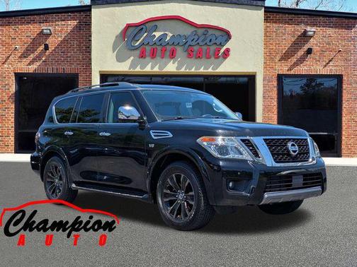 Super Black 2020 Nissan Armada Platinum