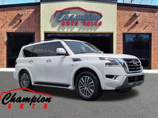 Aspen White Tricoat 2021 Nissan Armada SL