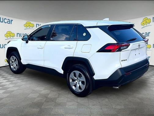 White 2022 Toyota RAV4 LE