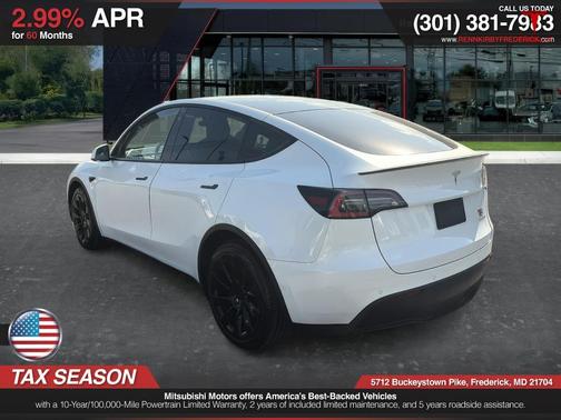 White 2021 Tesla Model Y Long Range