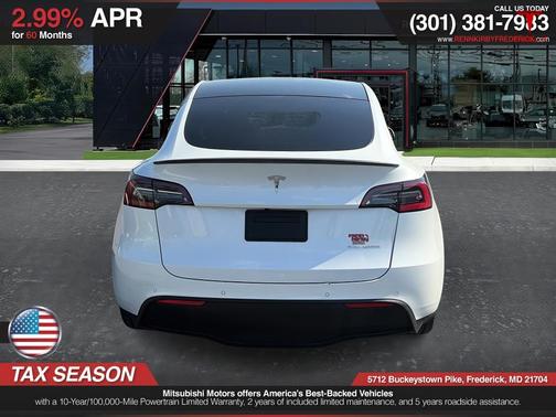 White 2021 Tesla Model Y Long Range
