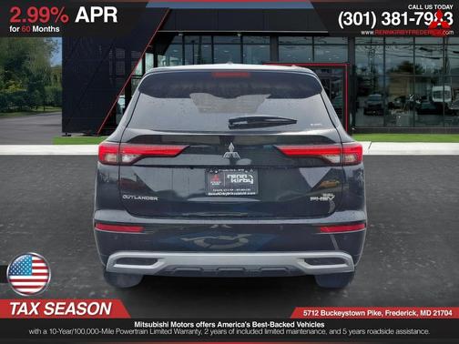 Black 2025 Mitsubishi Outlander PHEV