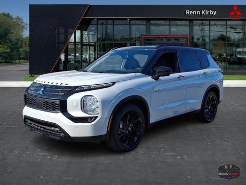 White Diamond/Black Roof 2025 Mitsubishi Outlander PHEV SEL