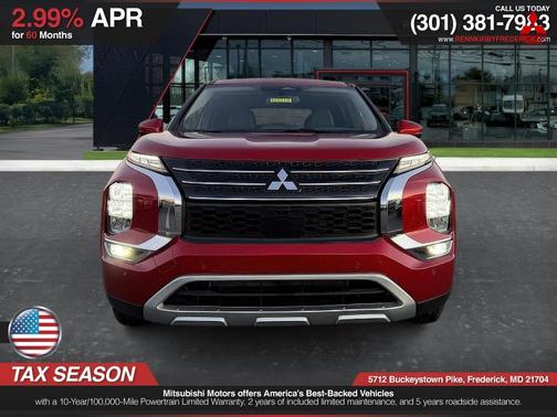 Red 2023 Mitsubishi Outlander PHEV