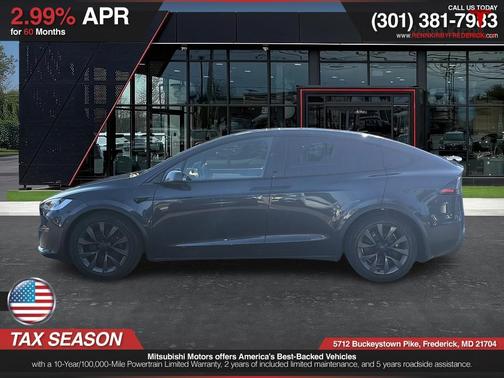 Gray 2024 Tesla Model X Base