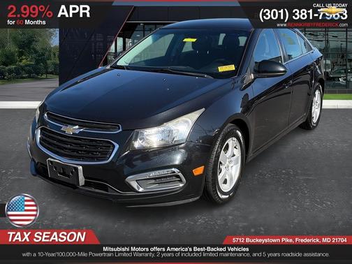 Black 2016 Chevrolet Cruze Limited 1LT