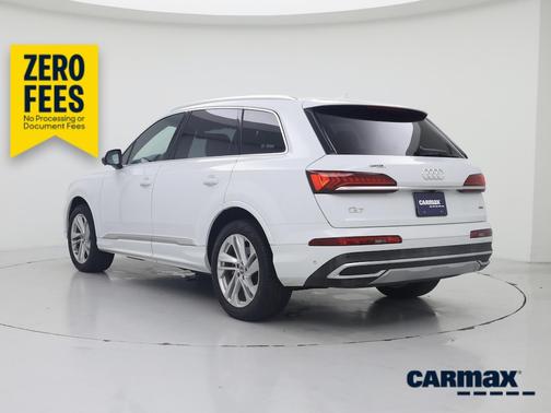 White 2021 Audi Q7 Premium Plus