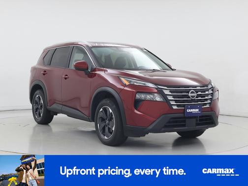 Red 2025 Nissan Rogue SV