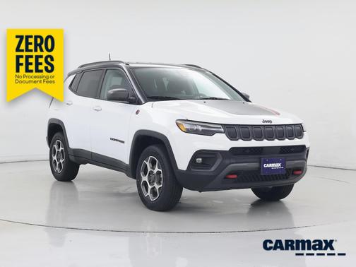 White 2022 Jeep Compass Trailhawk