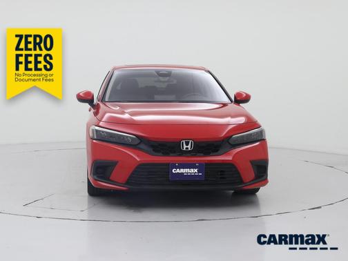 Red 2022 Honda Civic EX-L