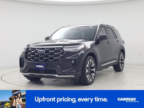 Black 2025 Ford Explorer Platinum