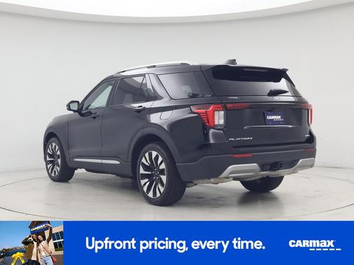 Black 2025 Ford Explorer Platinum