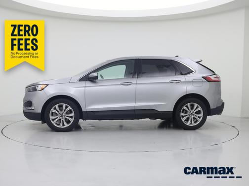 Silver 2024 Ford Edge Titanium