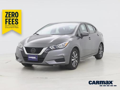 Gray 2021 Nissan Versa SV