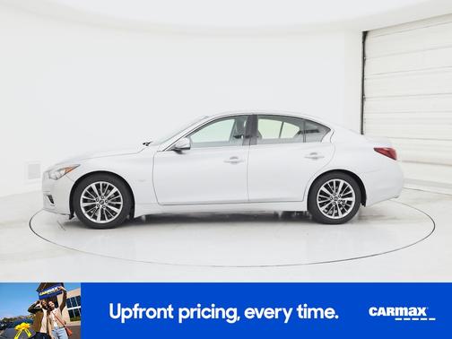 Silver 2018 INFINITI Q50 Luxe