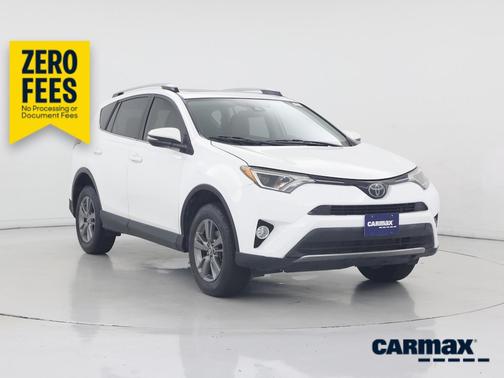 White 2018 Toyota RAV4 XLE
