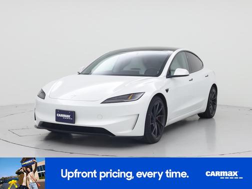 White 2025 Tesla Model 3 Performance
