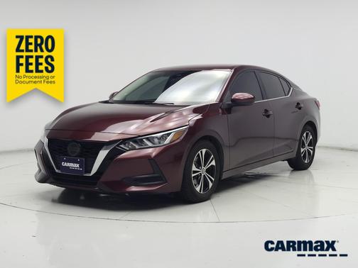 Burgundy 2022 Nissan Sentra SV