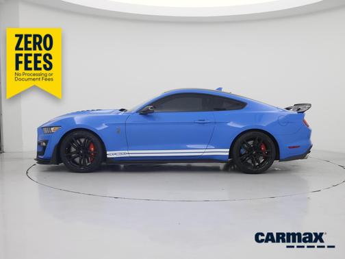 Blue 2022 Ford Mustang Shelby GT500