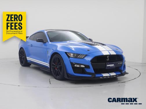 Blue 2022 Ford Mustang Shelby GT500