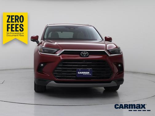 Red 2025 Toyota Grand Highlander Platinum