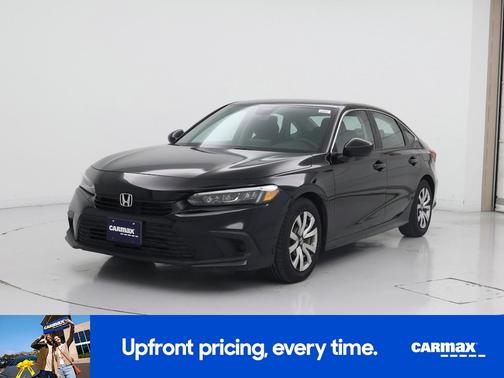 Black 2023 Honda Civic LX