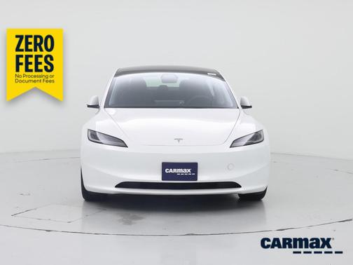 White 2024 Tesla Model 3 Long Range