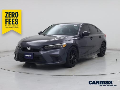 Gray 2022 Honda Civic Sport
