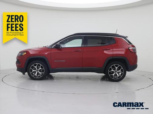 Red 2025 Jeep Compass Limited