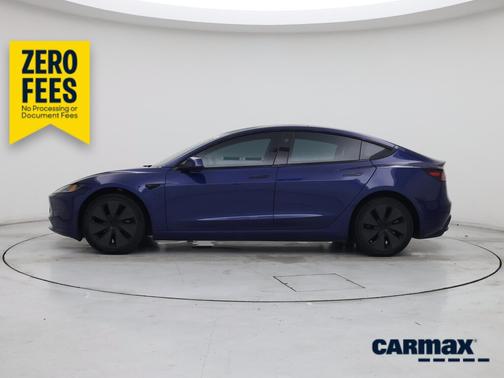Blue 2025 Tesla Model 3 Long Range
