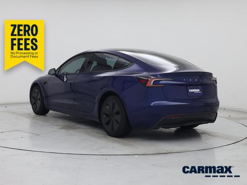 Blue 2025 Tesla Model 3 Long Range