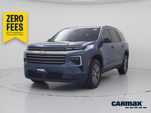 Blue 2025 Chevrolet Traverse LT
