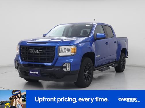 Blue 2022 GMC Canyon Elevation