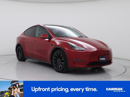 Red 2022 Tesla Model Y Performance