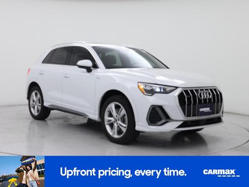 White 2022 Audi Q3 S-Line Premium