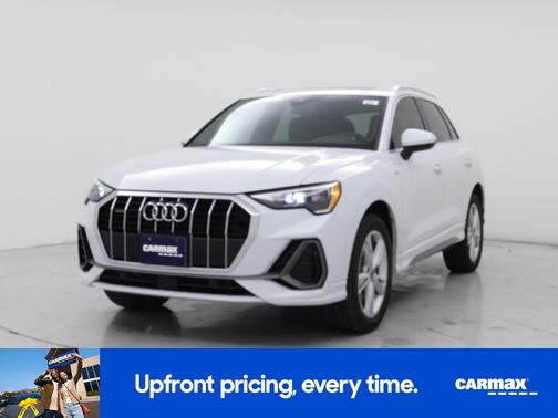White 2022 Audi Q3 S-Line Premium