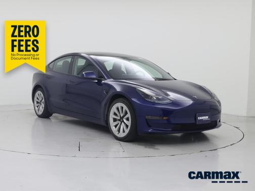 Blue 2023 Tesla Model 3