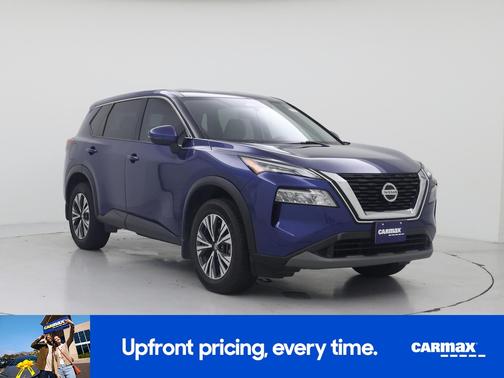 Blue 2021 Nissan Rogue SV