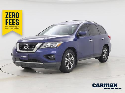 Blue 2018 Nissan Pathfinder SL